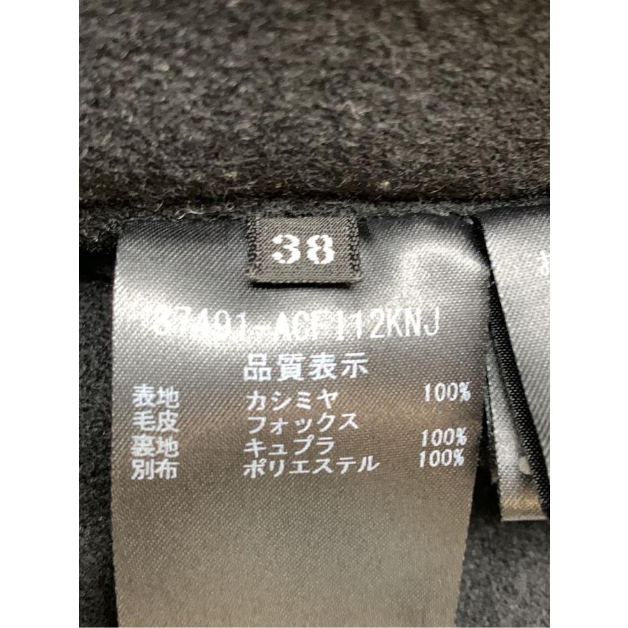 フォクシーブティック コート フォックスファー カシミア ビジュー 38 