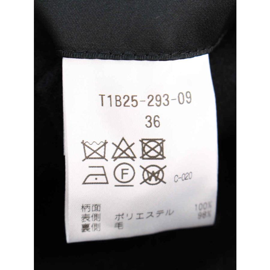 ヤンチェオンテンバール コート ウール リバーシブル 総柄 長袖 36