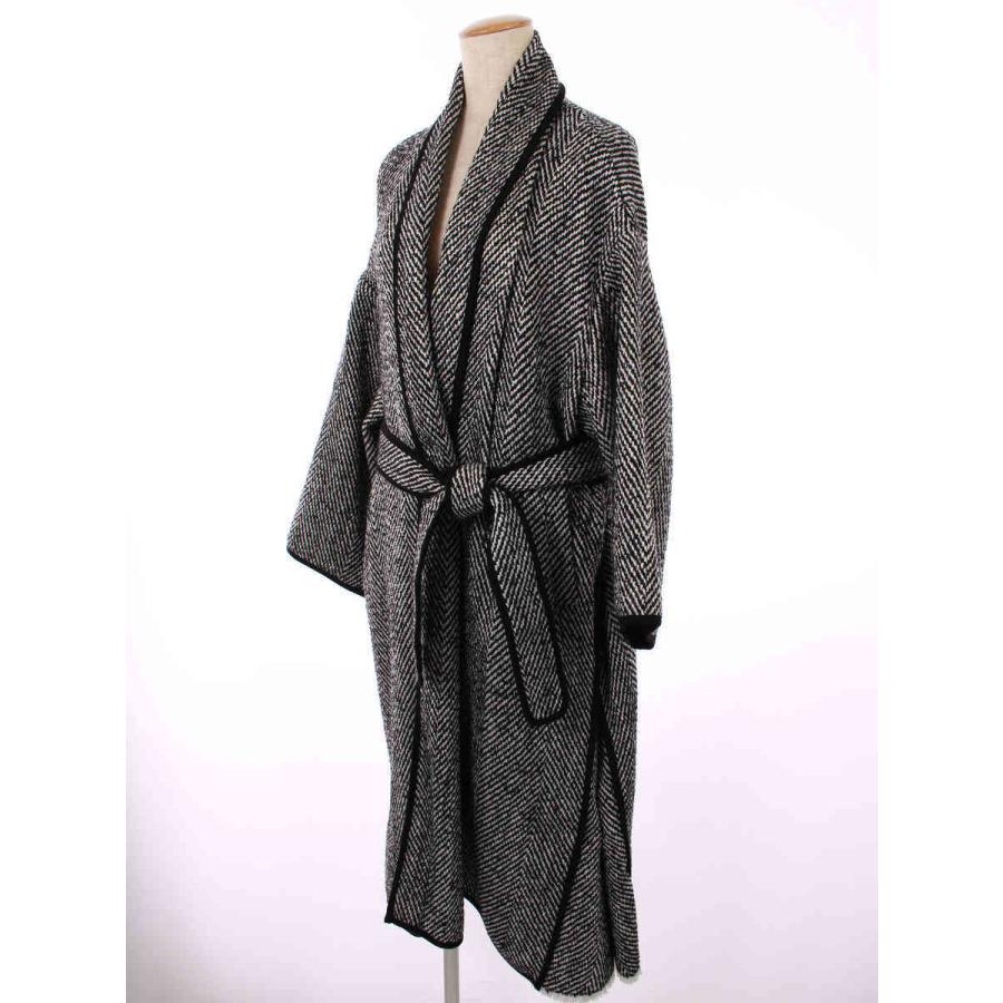 Ameri over 2way herringbone coat タグ付き未使用