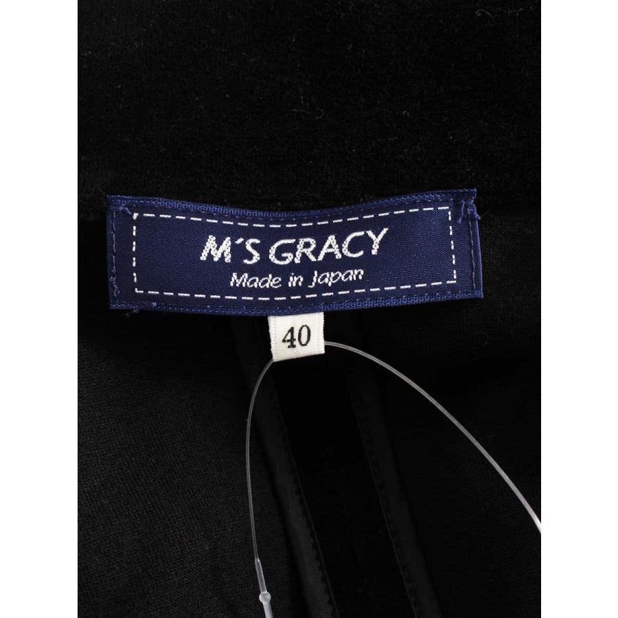 M'S GRACY（エムズグレイシー） ジャケット ベロア フリル 40