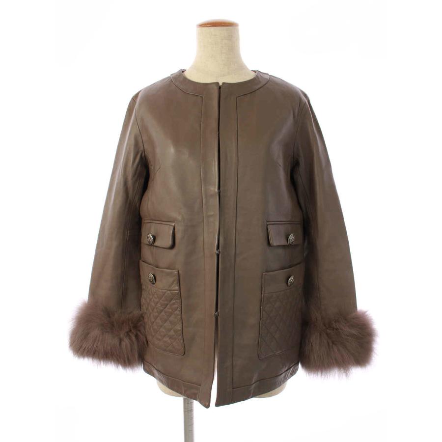 【美品】Grace class ファーポケット付きレザージャケット ファーポケットリバージャケット / GRACE CONTINENTAL | GRACE