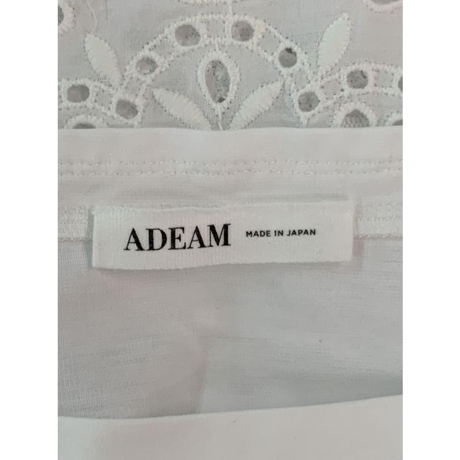 ADEAM(FOXEY) アディアム Tシャツ カットソー ホワイト ADEAM(FOXEY) アディアム Tシャツ カットソー ホワイト