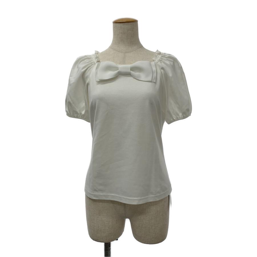 エムズグレイシー　Tシャツ.カットソー38 エムズグレイシー トップス38 リボン カットソーTシャツ