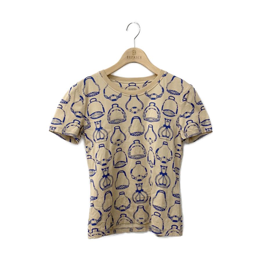 HERMES エルメス Tシャツ カットソー Fantaisie d Etrier マイクロT  