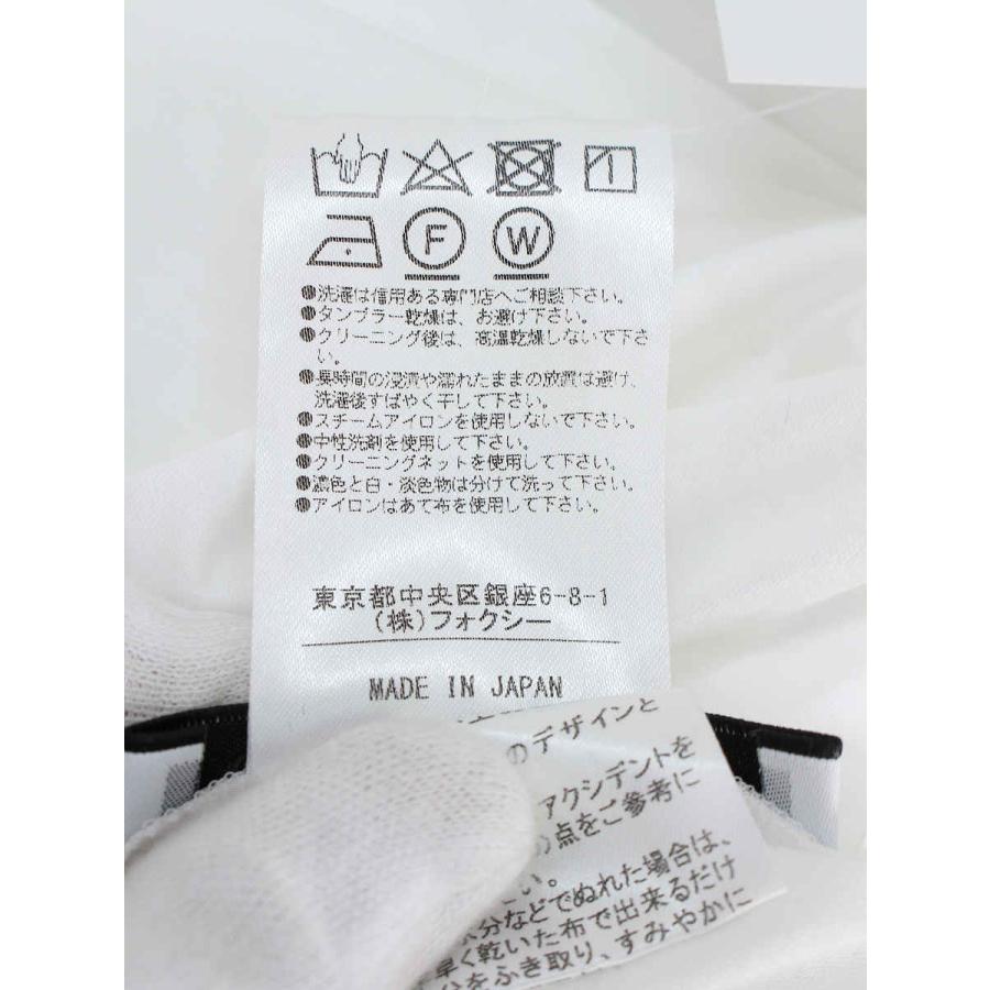 新品　FOXEY NEW YORK フォクシー プチリュバン Tシャツ ホワイト FOXEY NEW YORK フォクシーニューヨーク Tシャツ カットソー 40723