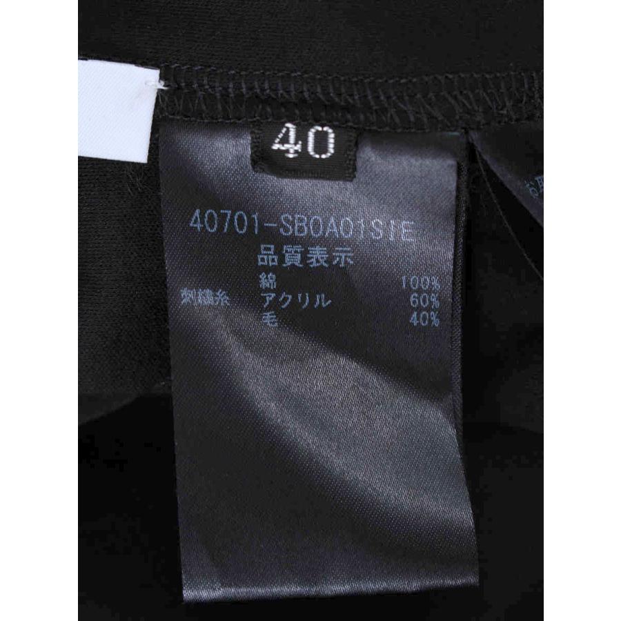 FOXEY - FOXEY T-shirt "Contrail.C" ブラックブラック 40 FOXEY BOUTIQUE フォクシーブティック Tシャツ カットソー 40701 T