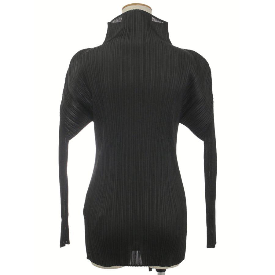 極美品プリーツプリーズ イッセイミヤケ サイズ3 カットソー ハイネック PLEATS PLEASE ISSEY MIYAKE プリーツプリーズイッセイミヤケ T