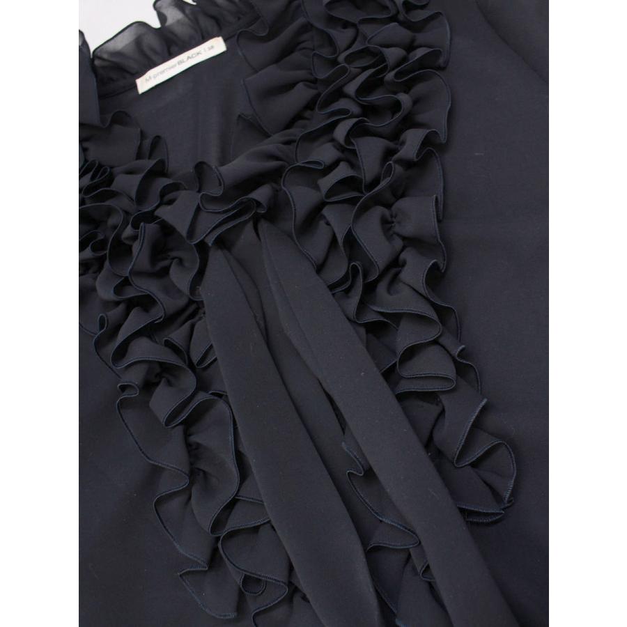 M-premier BLACK エムプルミエブラック シャツ ブラウス フリル リボン