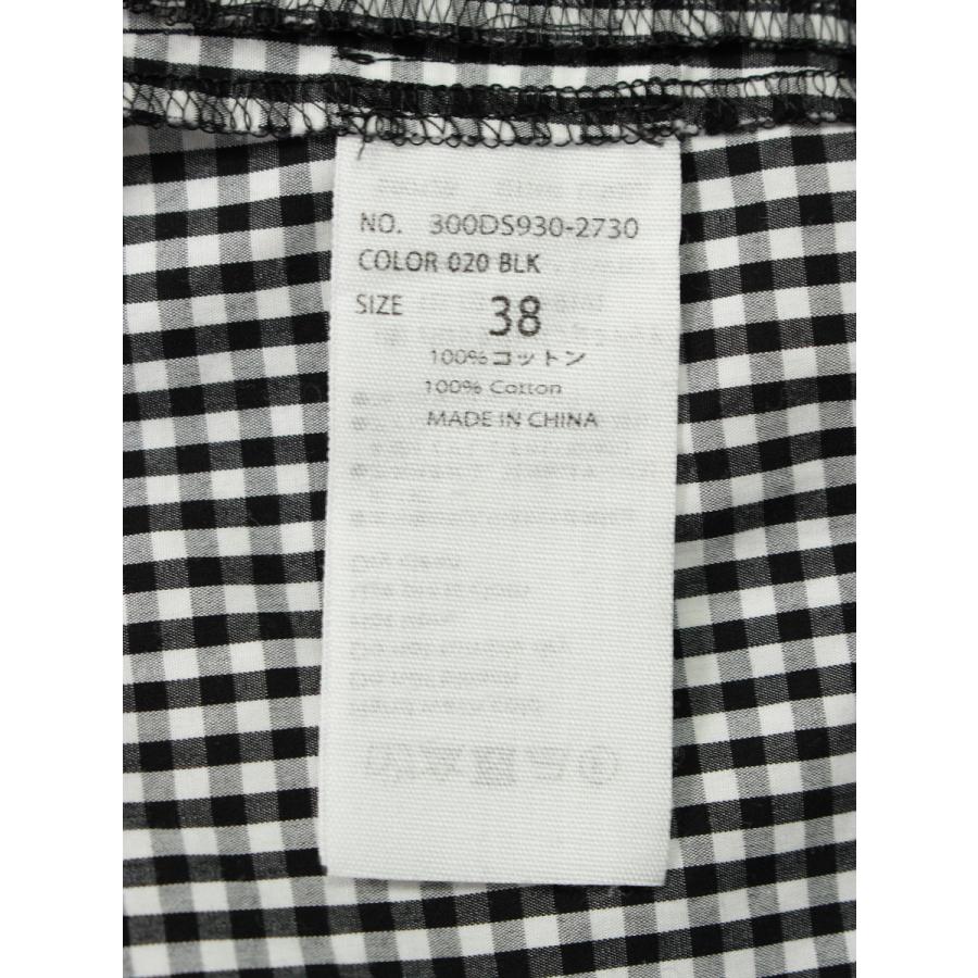 極美品 ENFOLD エンフォルド SOMELOSチェックロングシャツ 38 美品 エンフォルド チェック ロングシャツ バンドカラー 洗える