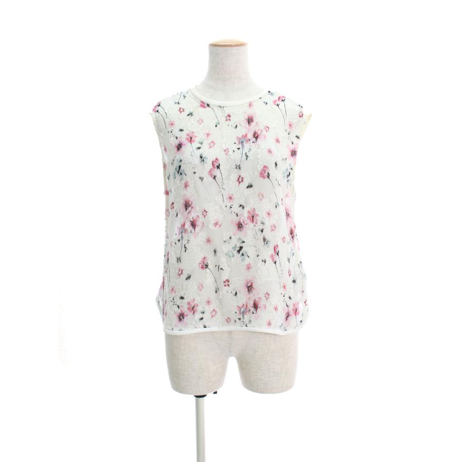 マメクロゴウチ シャツ ブラウス 17SS Cherry Blossom Motif Jacquard