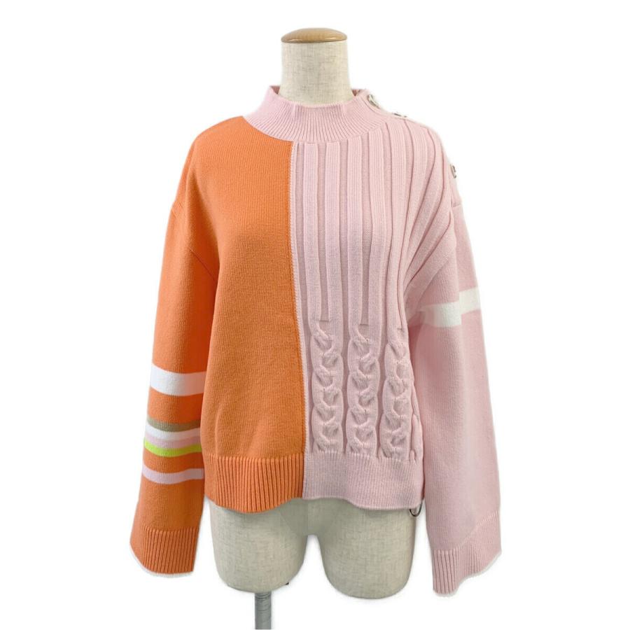 アディアム ニット セーター ロスコ トップ ボーダー 長袖 S  