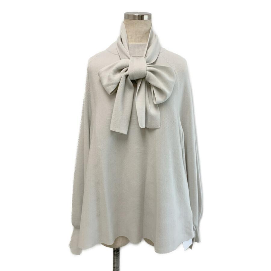 未着用 ADORE アドーア ニット セーター 38 グレー 美品 ピュアカシミヤニット （ニット・セーター）｜ADORE / アドーア