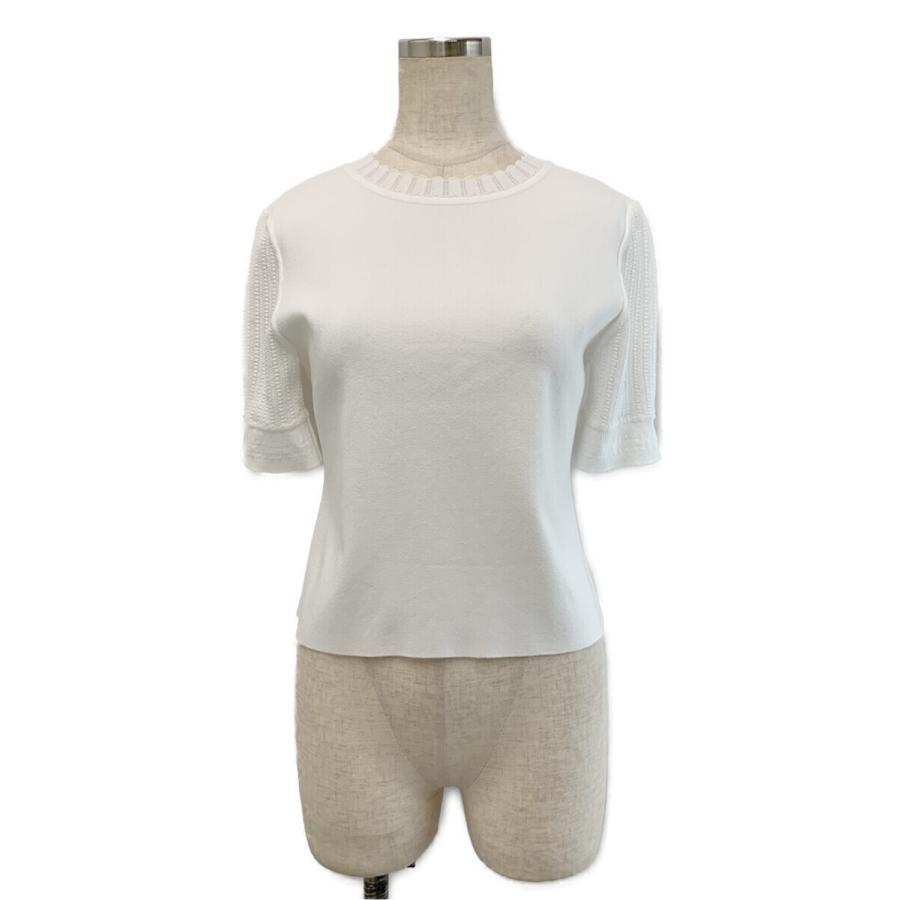お値下げFOXEY 2022年マリオンセーター38 Marion sweater フォクシーブティック ニット セーター Marion Sweater 半袖 40