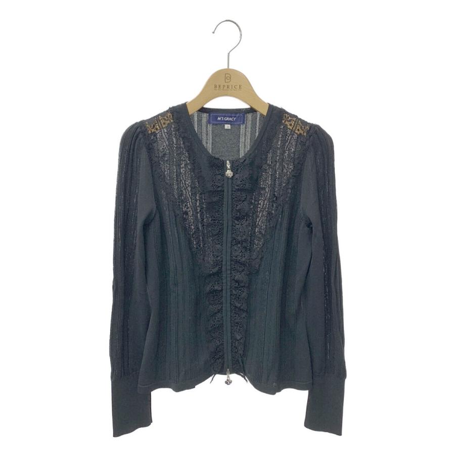 エムズグレイシー カーディガン レース 切替 38 : 0120362h0256811  