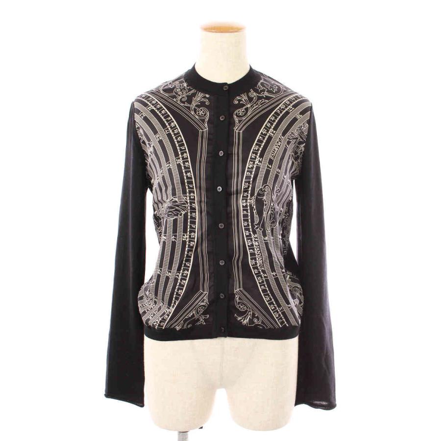 HERMES エルメス カーディガン 19SS 占星術柄 シルク カシミヤ HERMES エルメス カーディガン 19SS 占星術柄 シルク カシミヤ