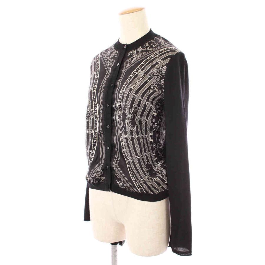 HERMES エルメス カーディガン 19SS 占星術柄 シルク カシミヤ HERMES エルメス カーディガン 19SS 占星術柄 シルク カシミヤ