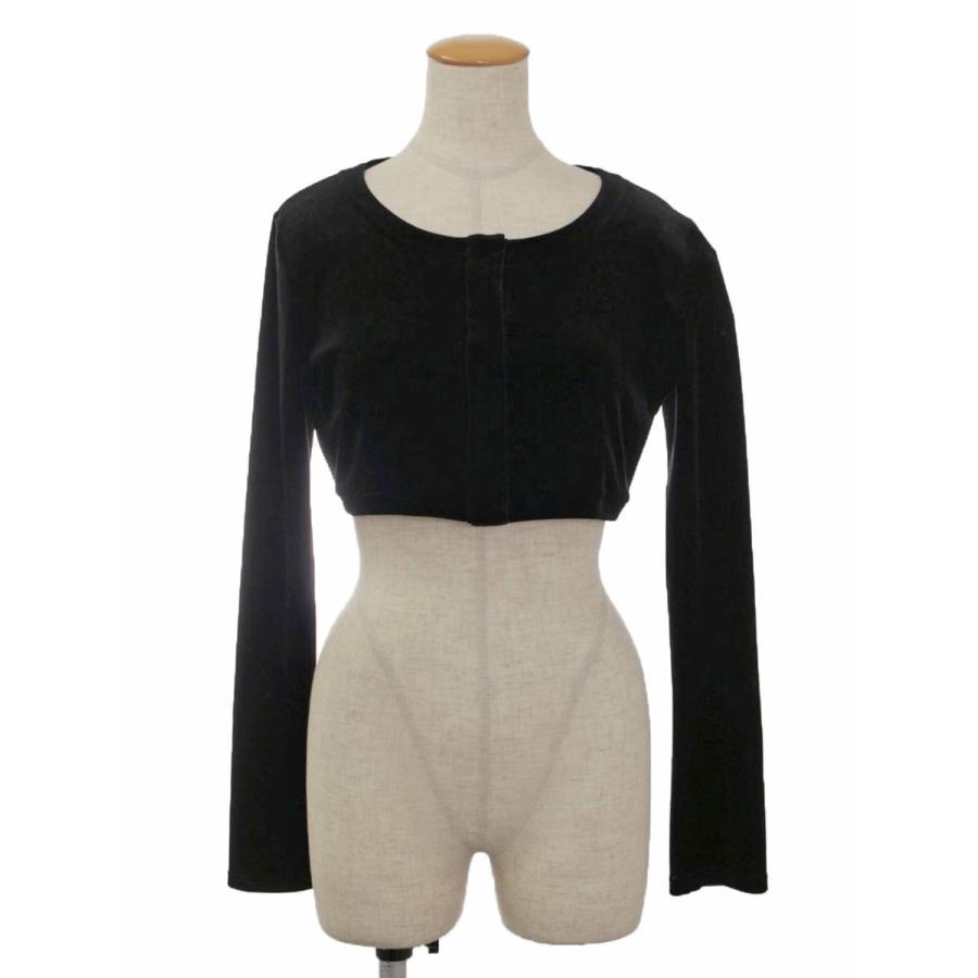 フォクシーニューヨーク カーディガン ベロア ボレロ 長袖 40  