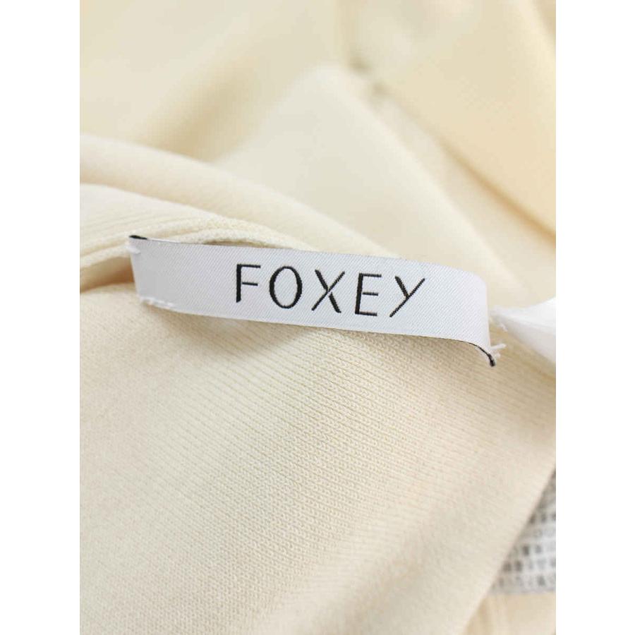 FOXEY(フォクシー) カーディガン サイズ40 M レディース - 40124 アイボリー 長袖 beprice_0120998h0151204