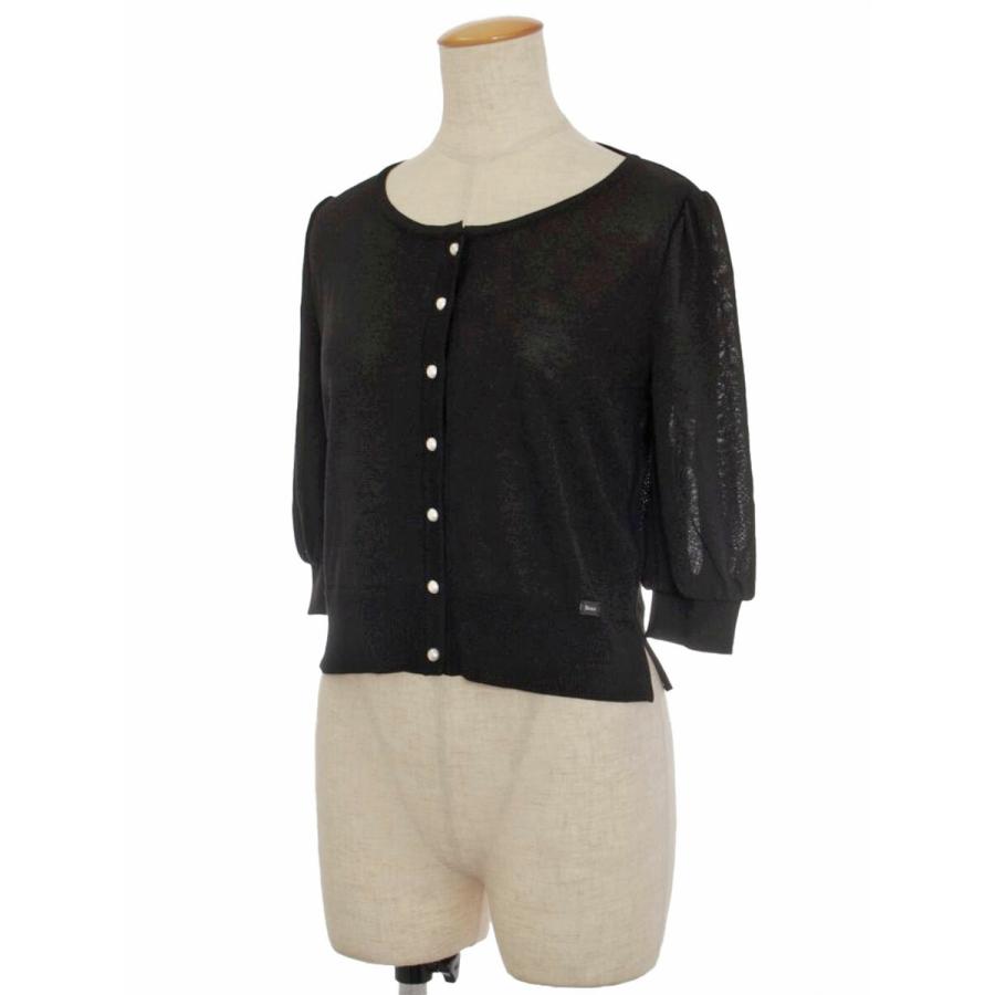 Rene（ルネ） カーディガン ニット フロントボタン ワンポイント 長袖