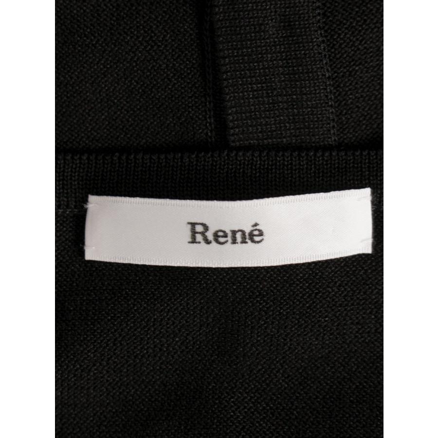 Rene（ルネ） カーディガン ニット フロントボタン ワンポイント 長袖