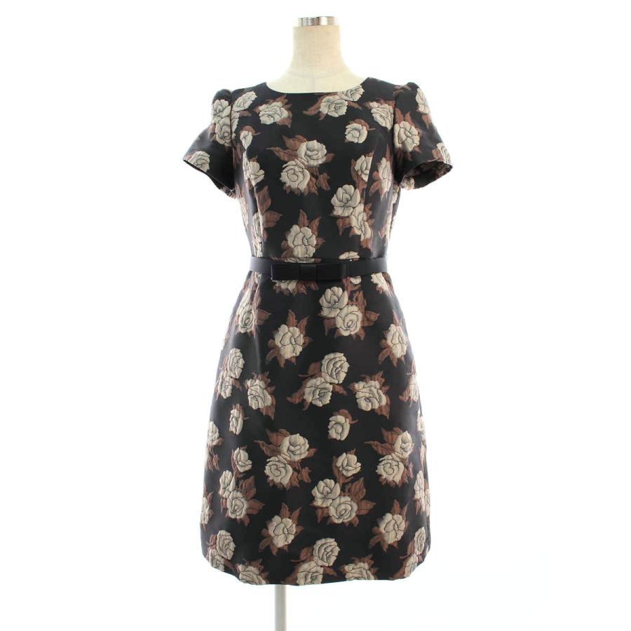 エムズグレイシー ワンピース フラワーモチーフ エンボス 花柄 半袖 38 h ブランドショップ ビープライス 通販 Yahoo ショッピング