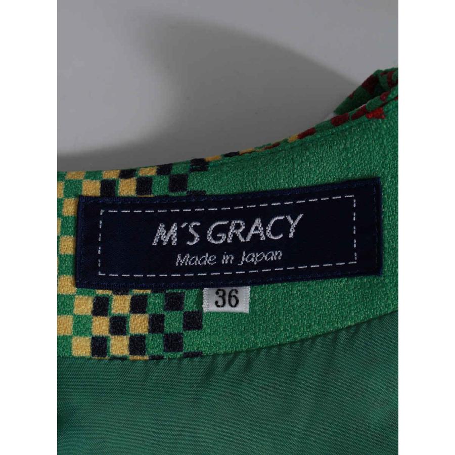 M'S GRACY エムズグレイシー ワンピース トラッドチェック M'S GRACY エムズグレイシー ワンピース トラッドチェック