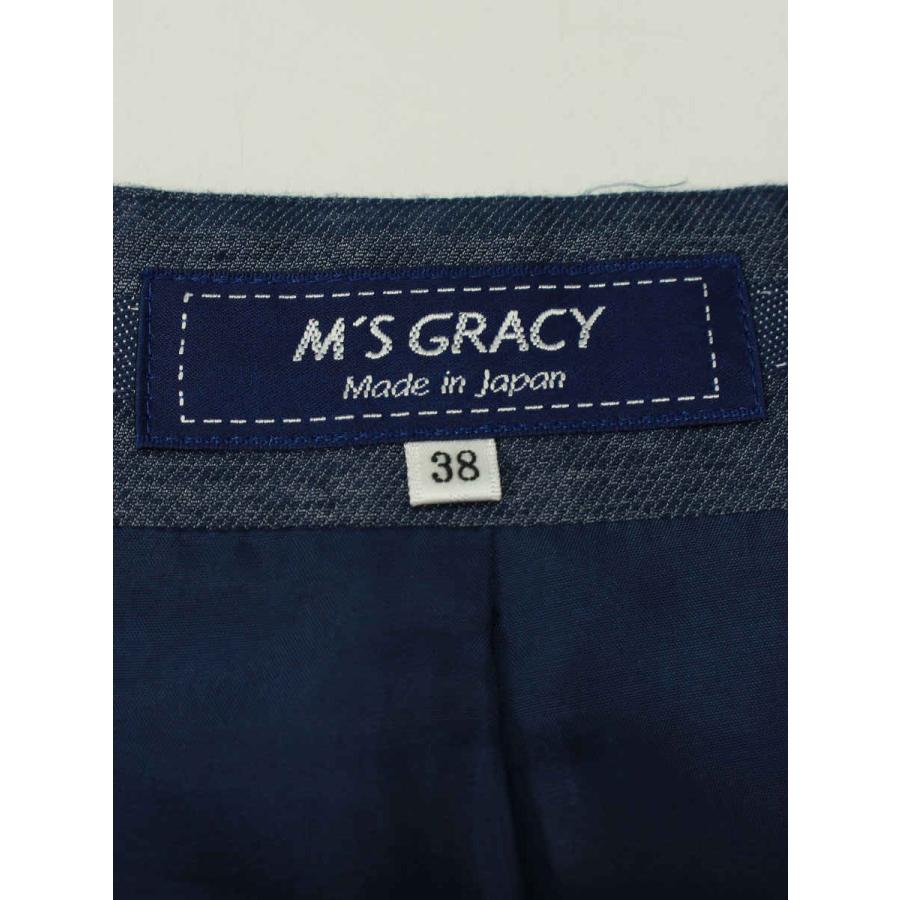 M'S GRACY エムズグレイシー ワンピース カメリアフロントジップ M'S GRACY エムズグレイシー ワンピース カメリアフロントジップ