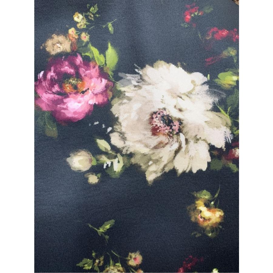 M'S GRACY フラワープリント ワンピース 38 M'S GRACY エムズグレイシー ワンピース インクジェットフラワー