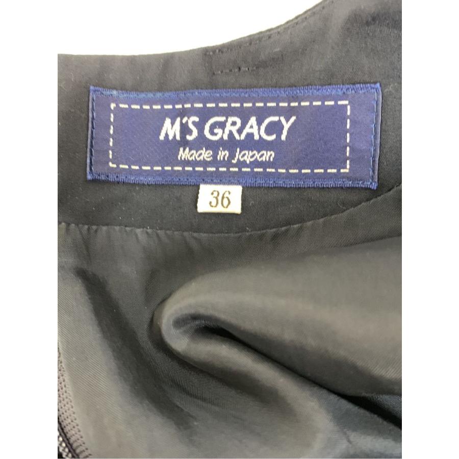 M'S GRACY（エムズグレイシー） ワンピース リボン フェイクパール