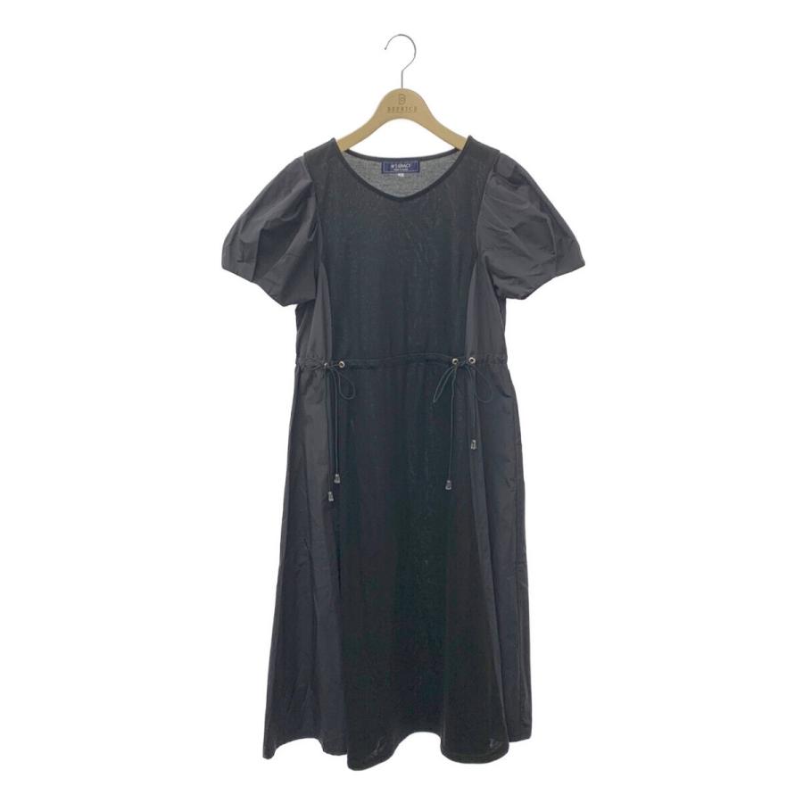 エムズグレイシー ワンピース パフスリーブ 切替 半袖 38  