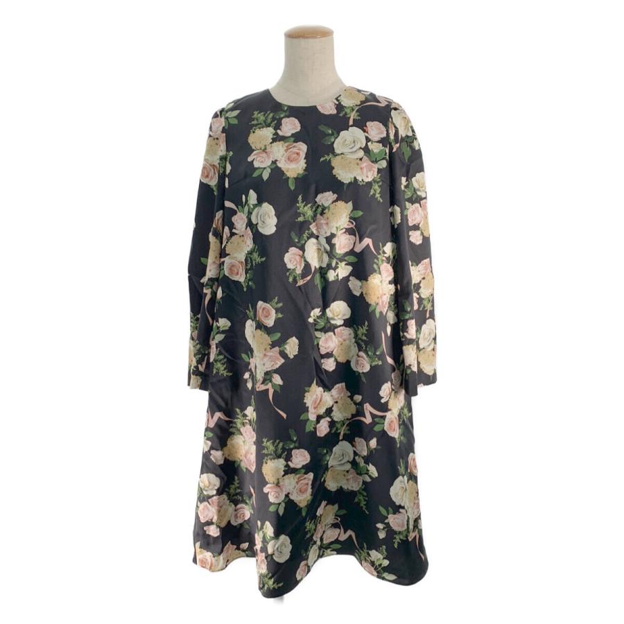 エムズグレイシー ワンピース ローズプリント 花柄 長袖 36  