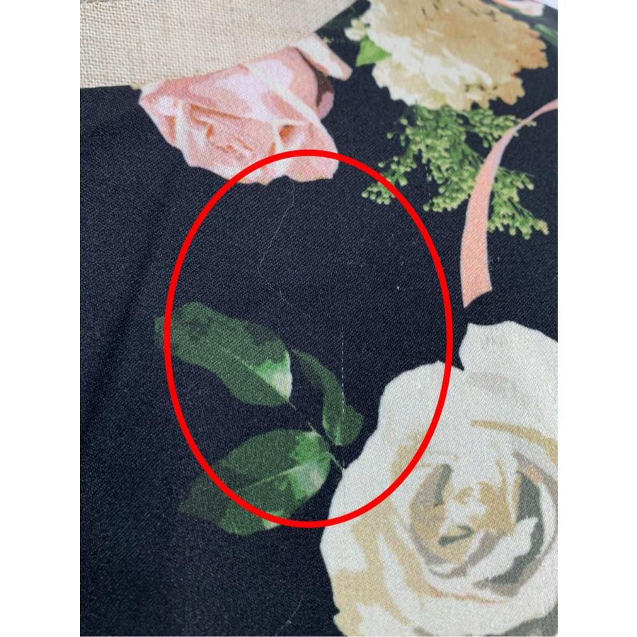 エムズグレイシー ワンピース ローズプリント 花柄 長袖 36  