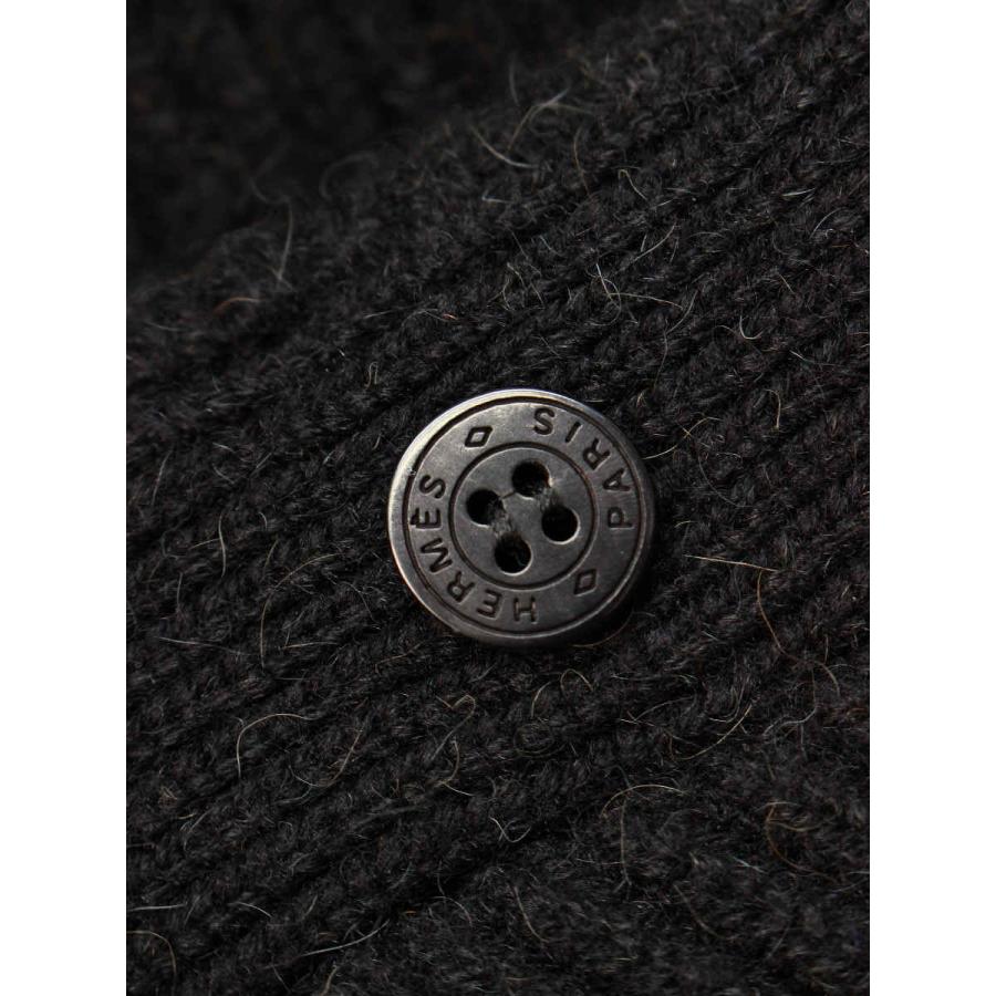 HERMES（エルメス） ワンピース キャメル フレンチスリーブ ニット  