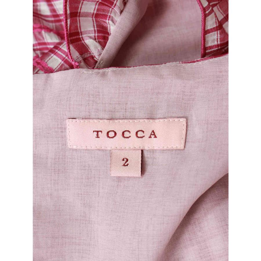 TOCCA（トッカ） ワンピース RIO BRANCO ドレス チェック ノースリーブ