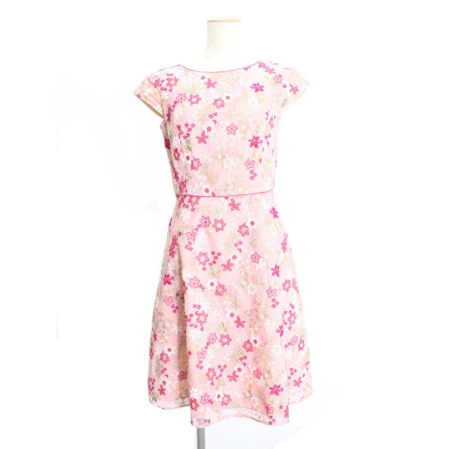 トッカ ワンピース PEACH TREE DRESS 花柄 半袖 0 : 0200877h0243060