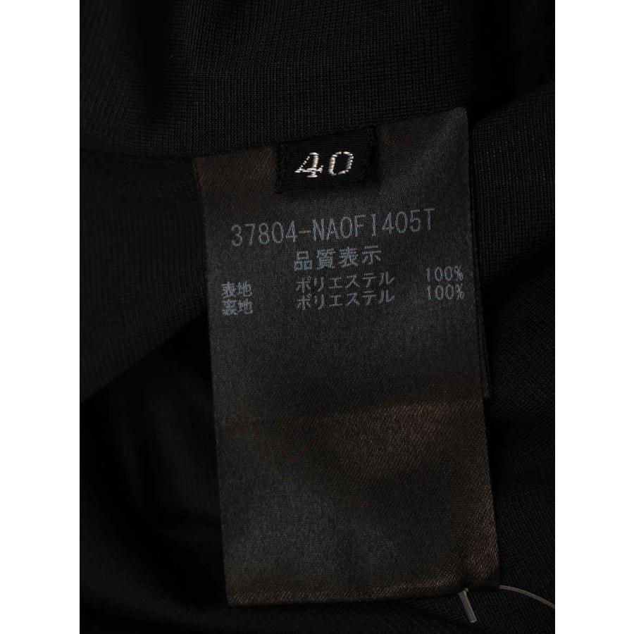 極美品✨フォクシー キャップスリーブ ワンピース　襟元ビジュー ビーズ 黒 40 極美品✨フォクシー キャップスリーブ ワンピース 襟元ビジュー
