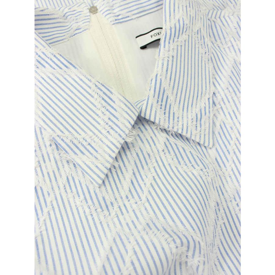 フォクシーニューヨーク ワンピース Libre Dress ストライプ 