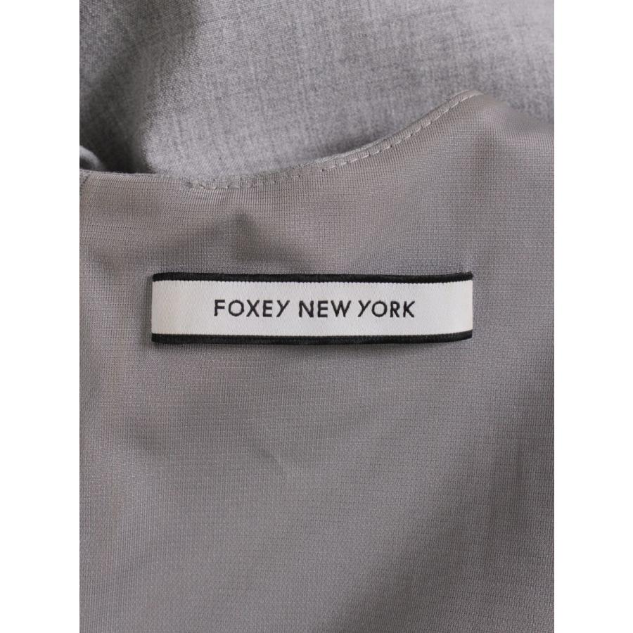 フォクシーニューヨーク ワンピース タキシードストレッチワンピース  