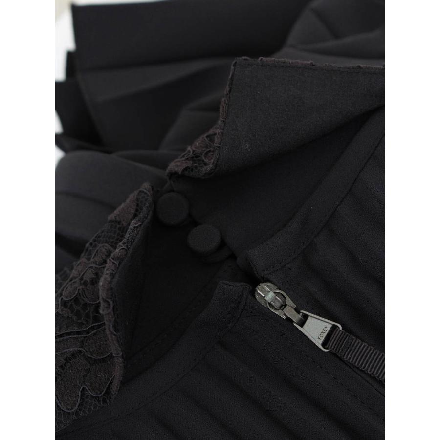 【襟取り外し可能】フォクシーニューヨーク バイカラーワンピース リボン 40 襟取り外し可能】フォクシーニューヨーク バイカラーワンピース リボン 40