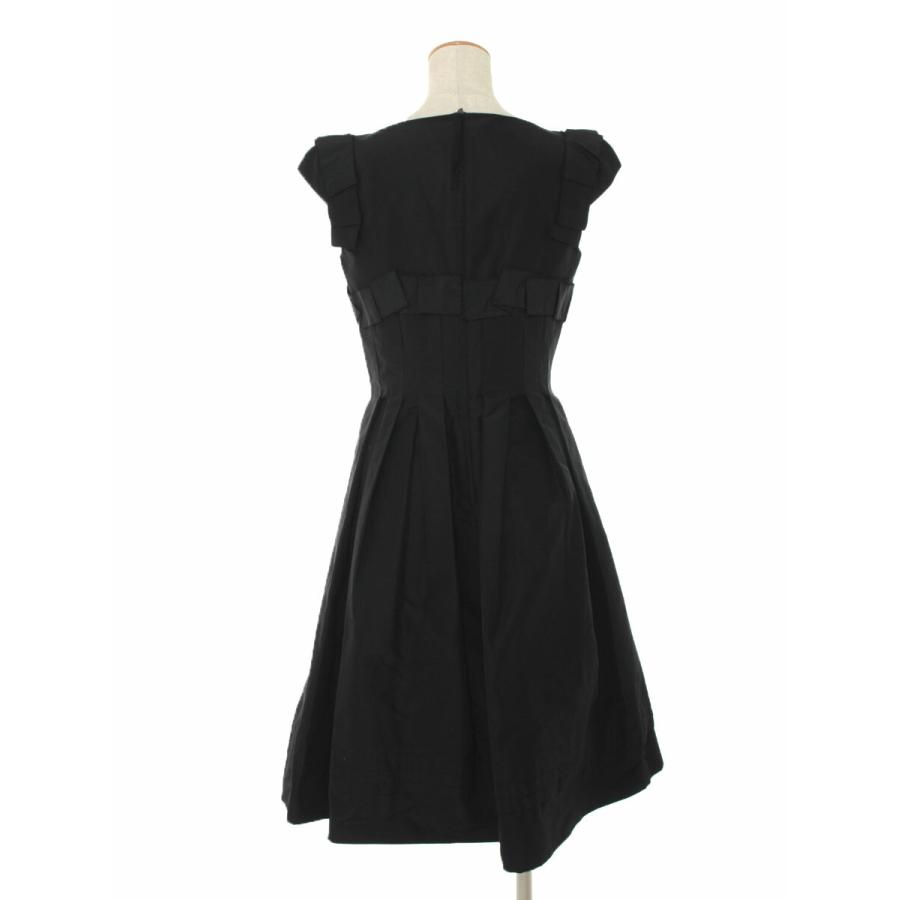 贅沢屋の ワンピース フォクシーブティック 40 ノースリーブ シルクグログラン ワンピース チュニック