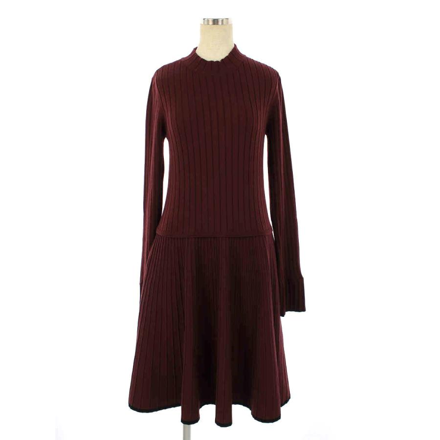 即納 最大半額 フォクシーブティック ワンピース Kinte Dress Framboise 長袖 40 絶賛 Newmatic Ae