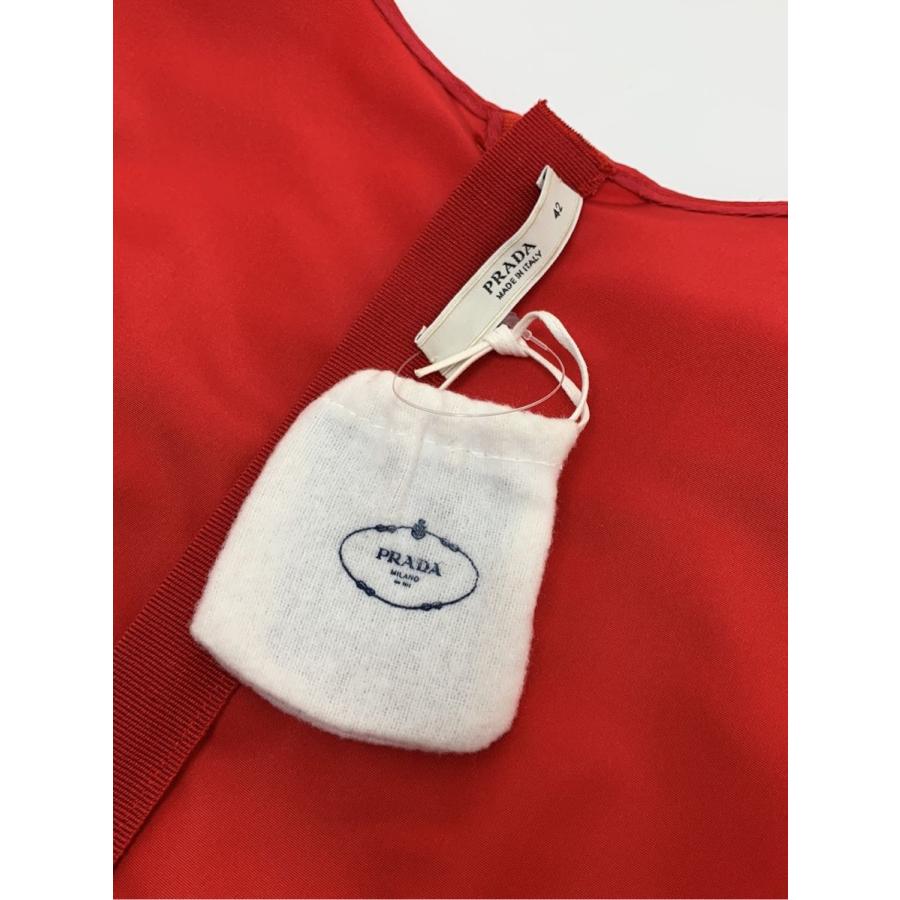PRADA（プラダ） ワンピース シルク混 ノースリーブ 42 : ブランド