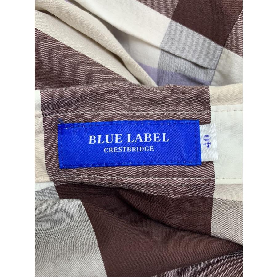 【美品】ブルーレーベルクレストブリッジ　　チェック柄　バックリボン　ワンピース BLUE LABEL CRESTBRIDGE（ブルーレーベルクレストブリッジ