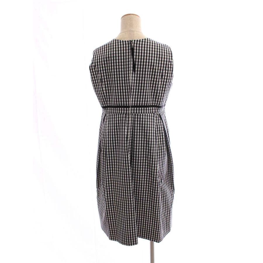 冬バーゲン 特別送料無料 マドーレ ワンピース ドレス ギンガムチェック 総柄 ノースリーブ 40 ワンピース Www Doebem Org Br