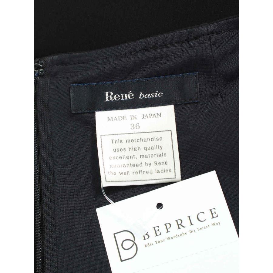 Rene（ルネ） ワンピース 裾プリーツ ワンピース ノースリーブ 36
