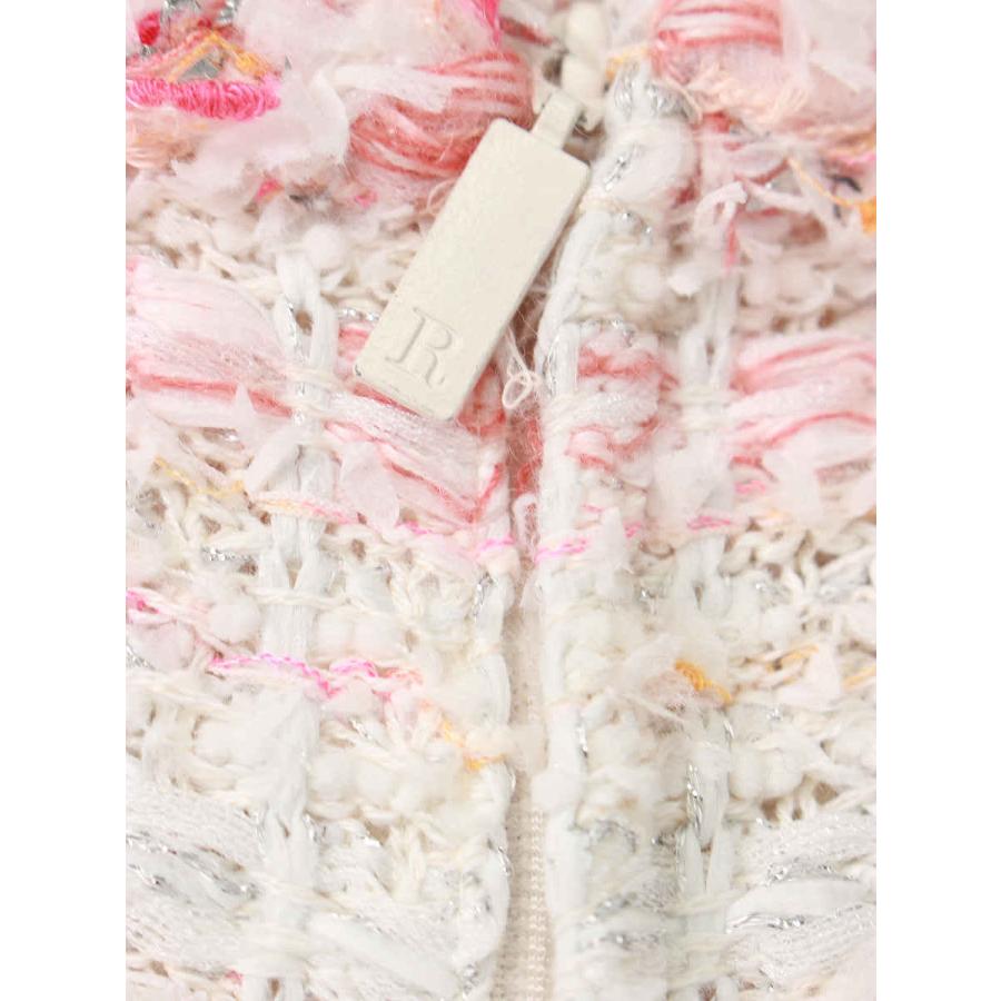 Rene ツイードワンピース　34 Rene ルネ ワンピース ツイード ラメ ノースリーブ 34