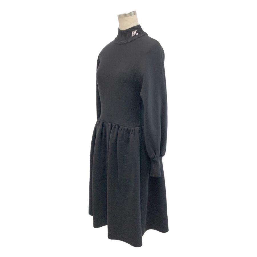 Rene（ルネ） ワンピース ニット ハイネック 刺繍 長袖 34 : ブランド