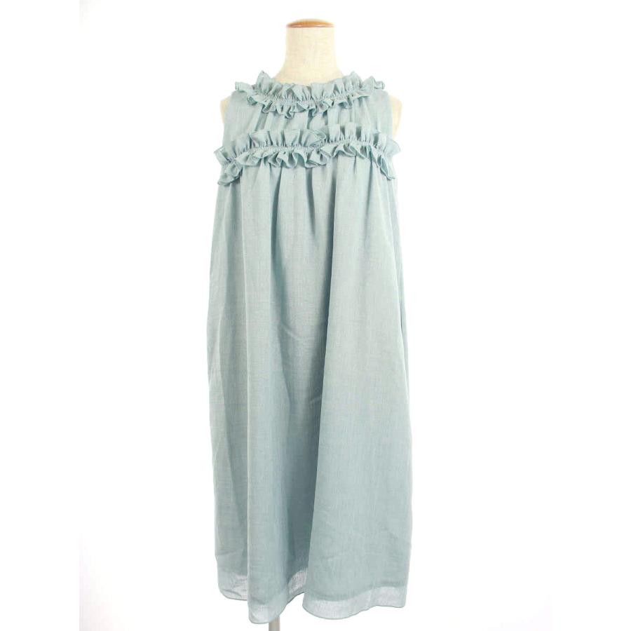 FOXEY デイジーリン ワンピース Resort Frill ノースリーブ 38