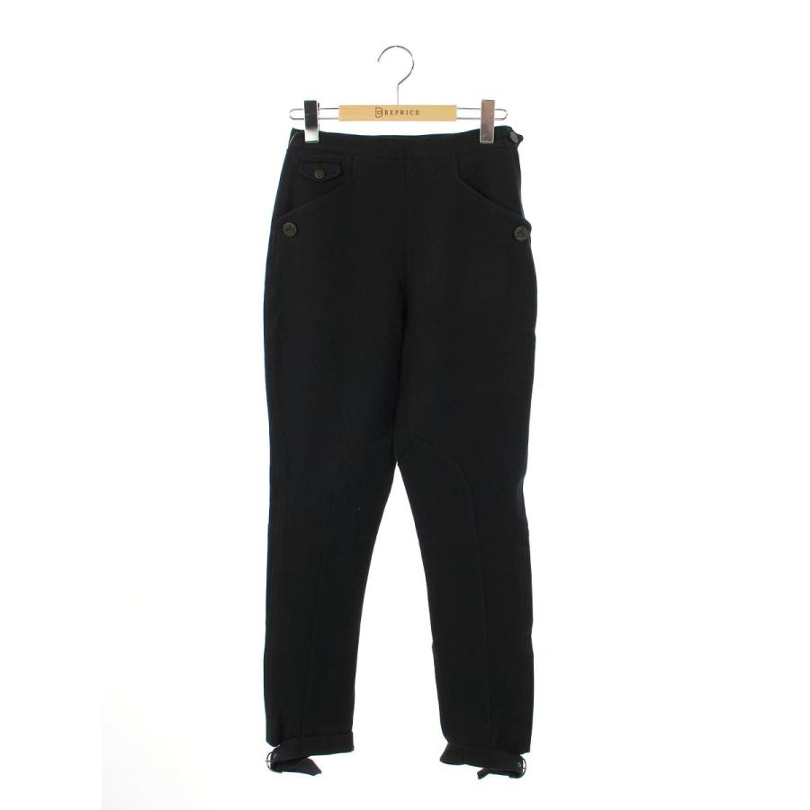 エルメス パンツ ジョッパーズ サイドボタン 裾ベルト 38  