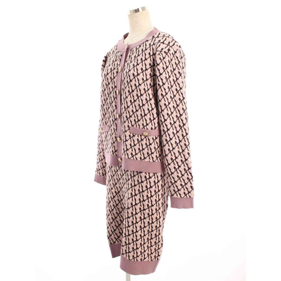 エミリアウィズ ワンピーススーツ 幾何学柄 ニット 総柄 M M h ブランドショップ ビープライス 通販 Yahoo ショッピング